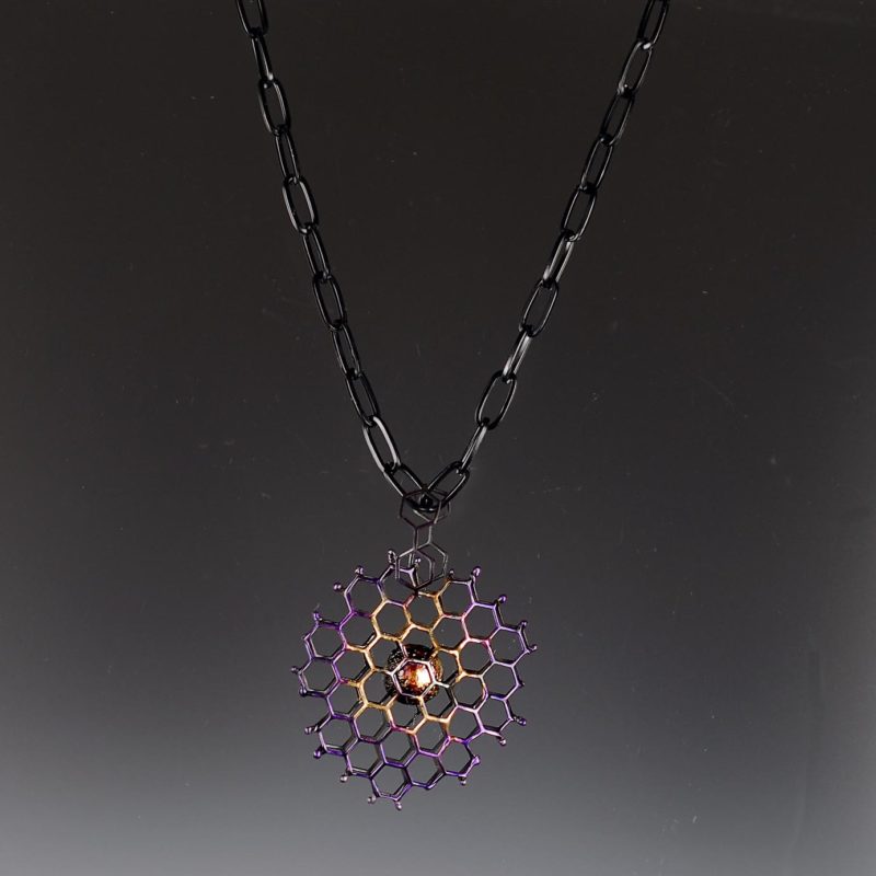 Caged Pendant by artisan jeweler Bette Barnett